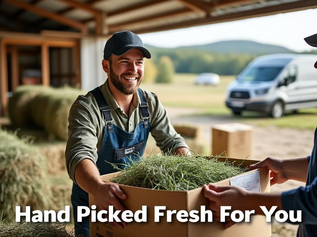 Blue Mountain Hay | Fresh Timothy Hay (15 Ounce) | Great for All Ages | High-Altitude Hay Pet Food for Rabbits, Guinea Pigs, Chinchillas, Hamsters, and Other Small Pets