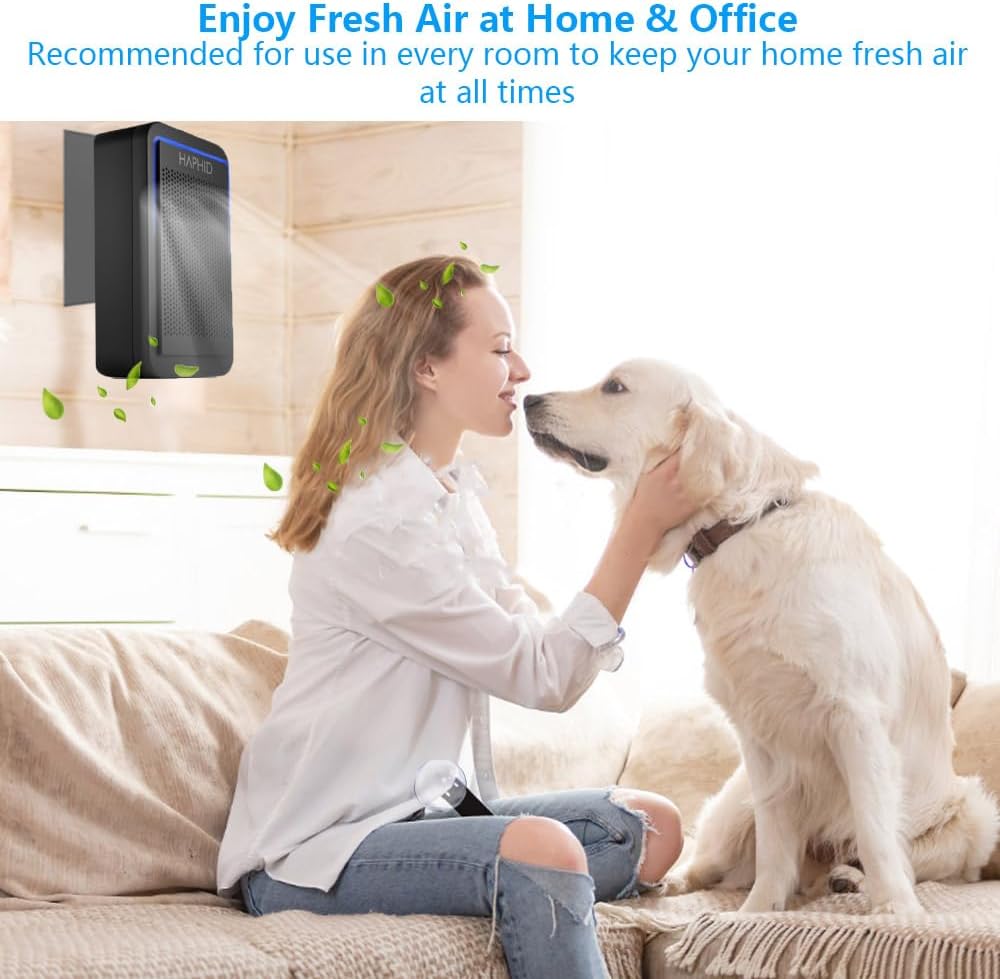 Cat Litter Deodorizer 99%, Pet Odor Eliminator for Strong Odor with Catalyst Filter, Air Purifier Plug In Air Freshener for Home & Pets Litter Box Room Wardrobe Toilet Shoe Cabinet (2-Pack)