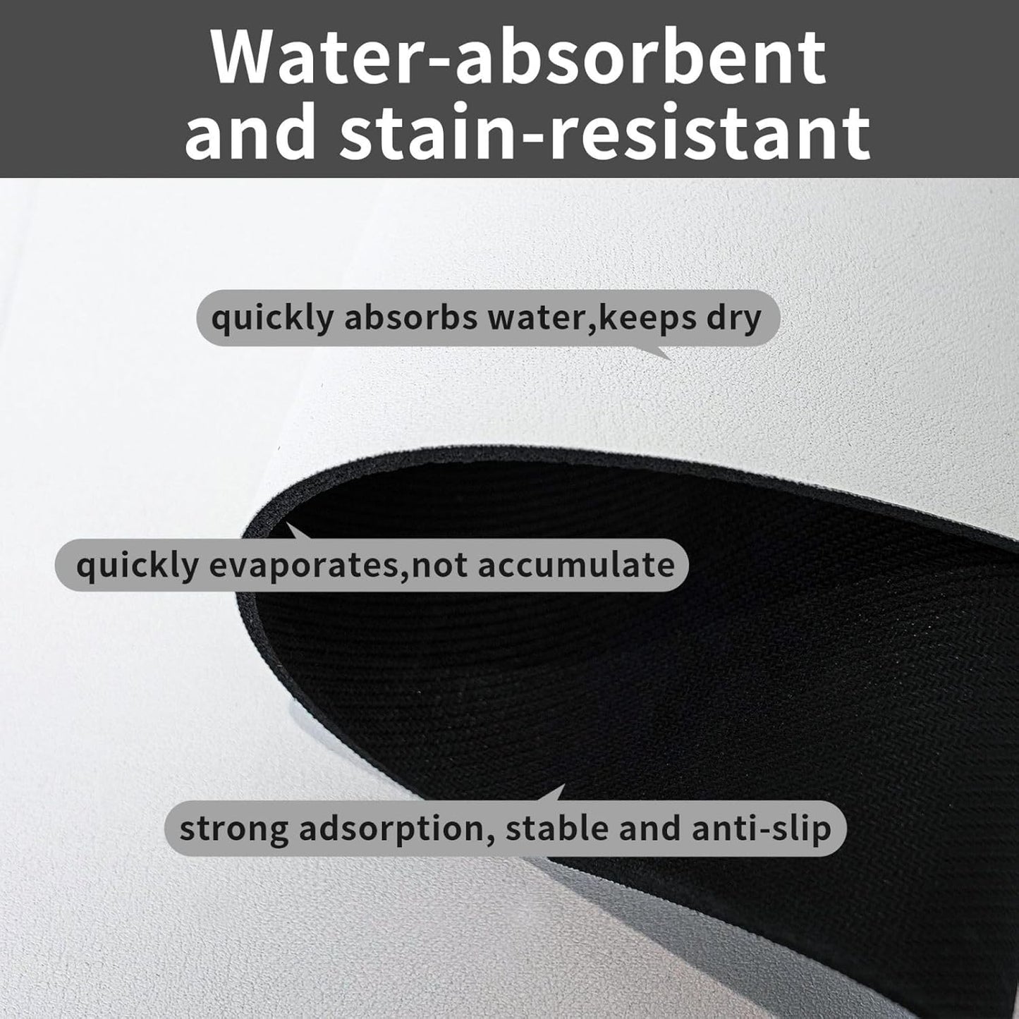 Chinoiserie Floral Birds Dog Food Mat Absorbent Bowl Mats No Stains Quick Dry Waterproof Pet Cat Placemats for Food and Water, 30x45cm