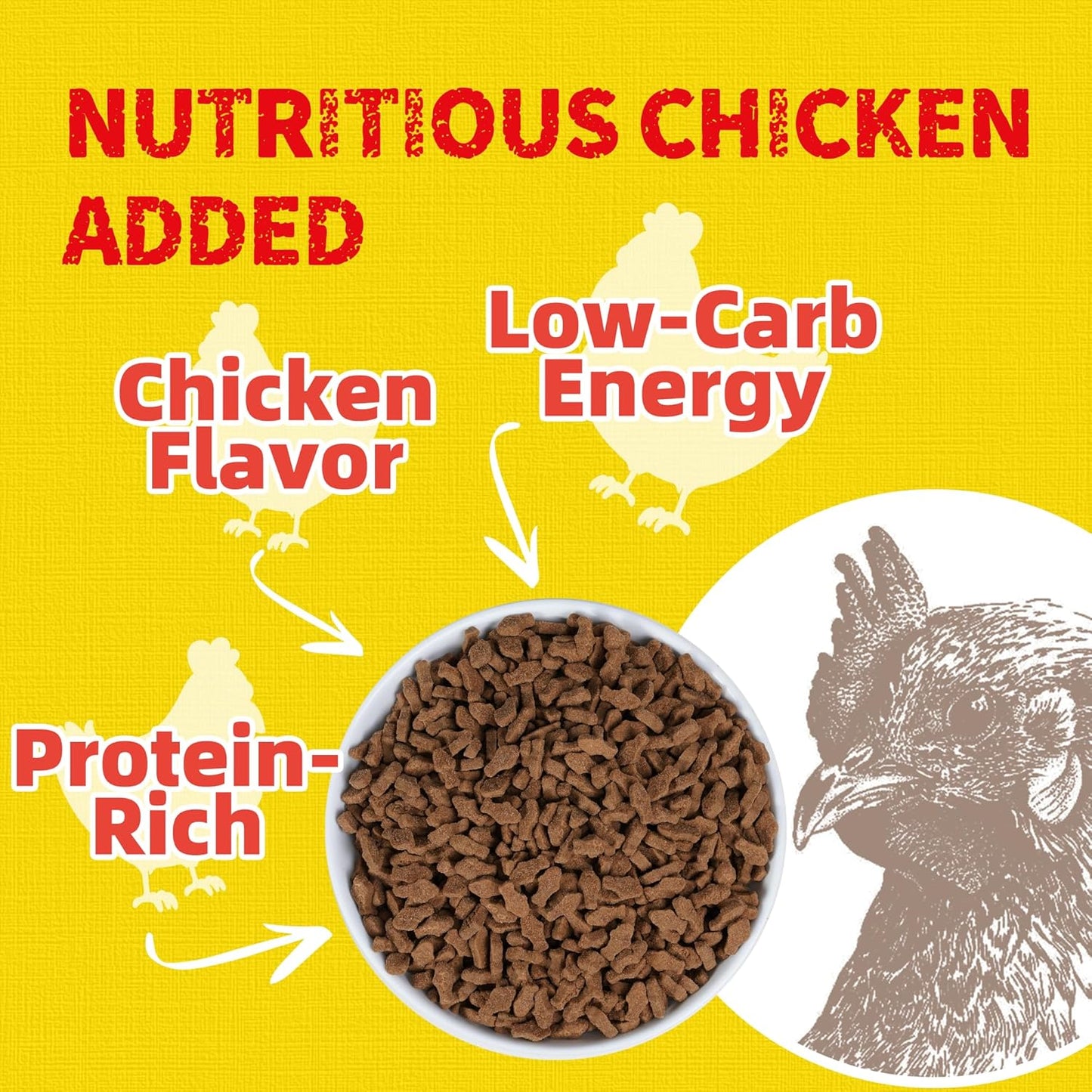 Just Try 16 OZ Cat Treats for Indoor Cats, High Protein Low-Calorie Cat Snacks, Healthy Crunchy Treats, Grain Free Natural Chicken Flavor