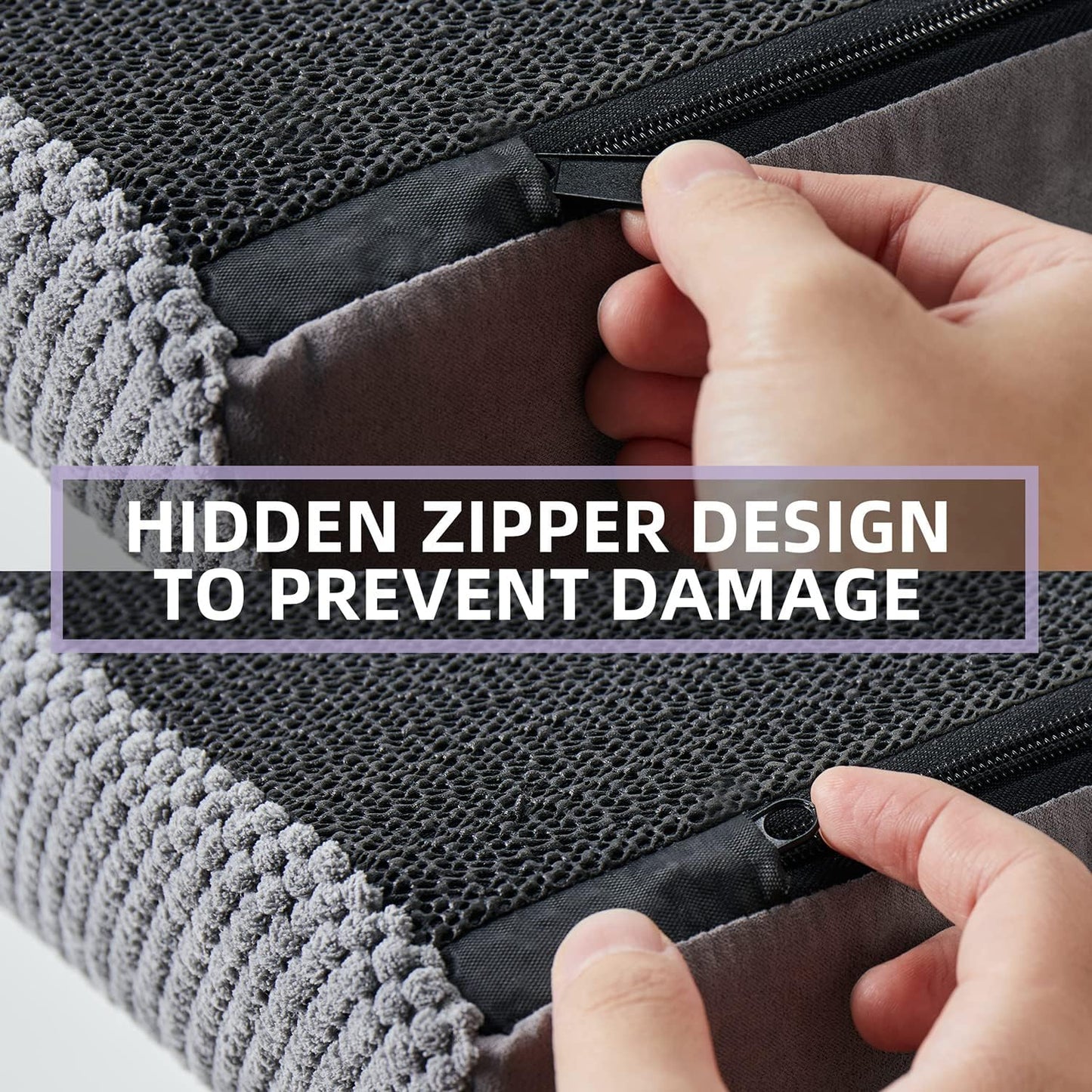 Chic Threads Dog Stairs for Small Dogs, 3-Step Dog Stairs for High Beds and Couch, Pet Steps for Small Dogs and Cats,Non-Slip Stable Indoor Dog Steps