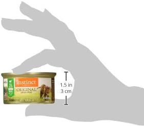 Instinct Original Pate Wet Cat Food, Grain Free Recipe - Real Lamb, 3 oz. Cans (Pack of 24)