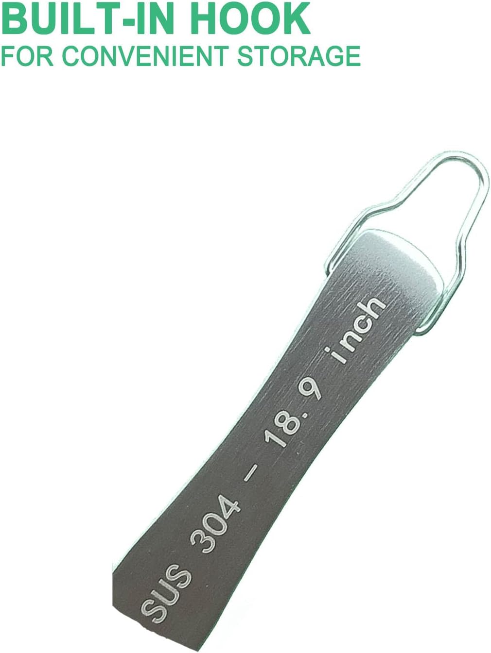 18.9 inch Aquarium Tweezers with Hanger, 2025 New Extra Long Feeding Tongs, Stainless Steel Large Aquascape Tools for Fish Tank, Terrarium, Aquascaping, Reptile Snake (Curved)