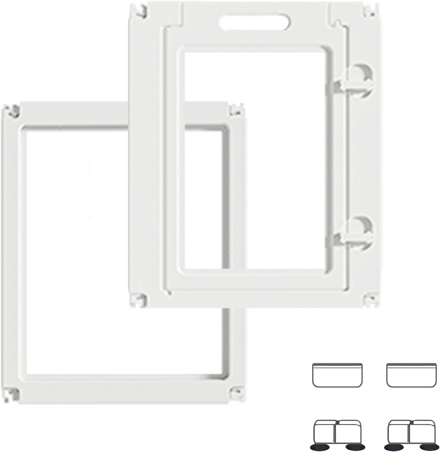 Clear Acrylic Dog Playpen Indoor, Easy Assemble Clear Pen for Pet Puppy Pig, 【𝐅𝐑𝐄𝐄 𝐓 𝐭𝐲𝐩𝐞 𝐩𝐢𝐞𝐜𝐞-𝐂𝐮𝐬𝐭𝐨𝐦𝐞𝐫 𝐬𝐞𝐫𝐯𝐢𝐜𝐞】 Sturdy & Easy Cleaning Dog Fence (23.6" H, Door+Panel)