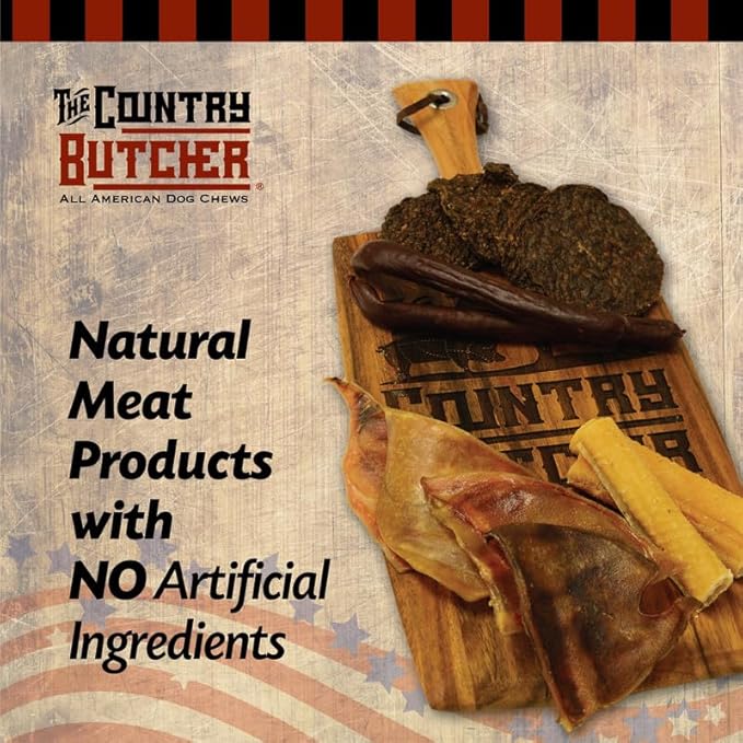 Filled Cow Hooves, Soft to Aggressive Chewers, Small, Medium, and Large Breed Dog Treat, Natural, Tough, Stuffed Chew Toy, Made in The USA, Chicken N Rice, 10 Count - Rawhide Free