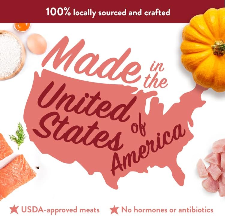 Human-Grade Mixed Variety Pack Wet Cat Food Pouch — Moist, Soft Cat Food Mixer, Topper, and Rotational Meal (6 Chicken, 6 Salmon) by Portland Pet Food Company