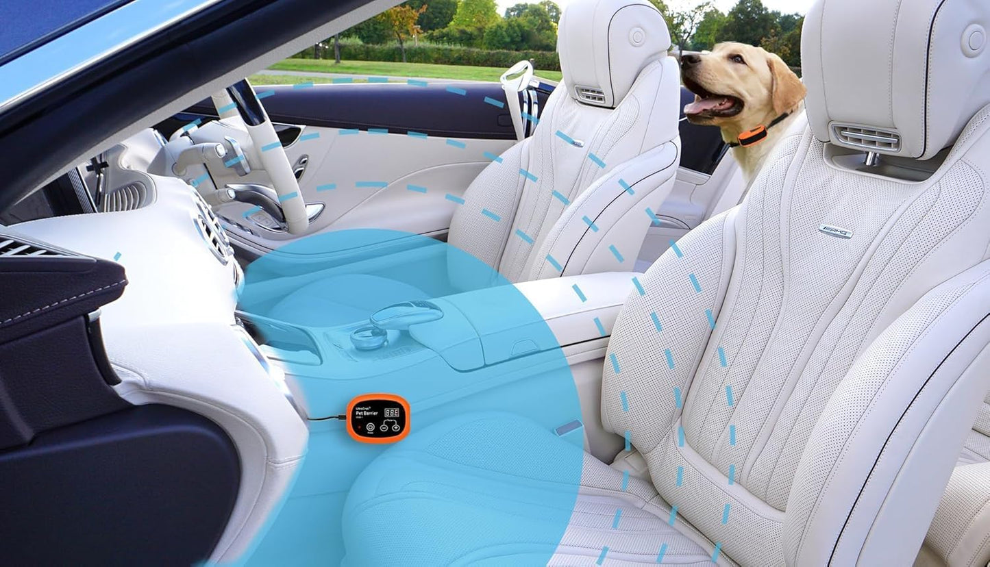 Indoor Pet Barrier for Home,Keeps Areas Off Limits,Dog Home Proofing, Waterproof/Rechargeable/Beep/Static Training Collar,Wireless Electric Fence,1 Dog Orange Kit