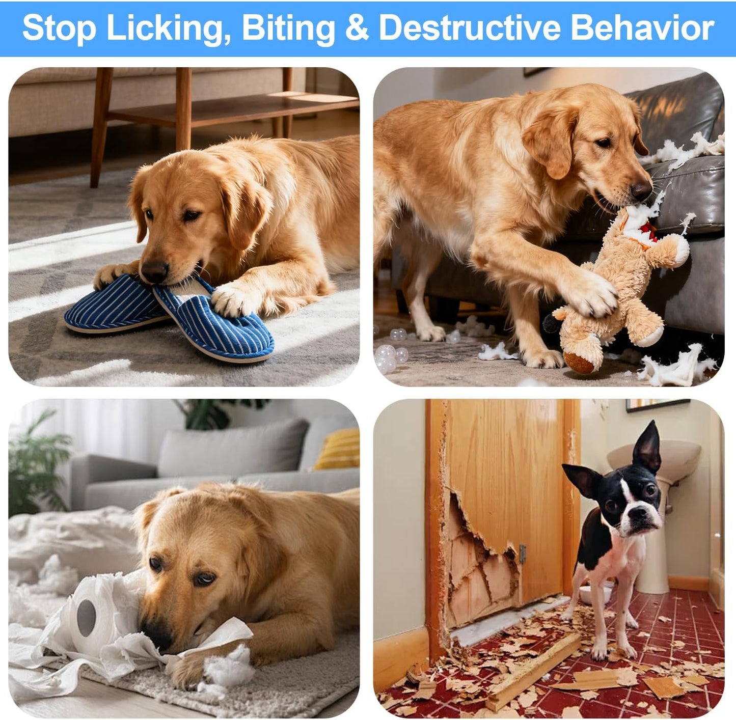 Bitter Apple Spray for Dogs to Stop Chewing | Natural Non-Toxic No Chew Spray for Dogs 150ml, Dog Training & Behavior Aids Chew Deterrent | Stop Licking Wounds | Protect Furniture Shoes