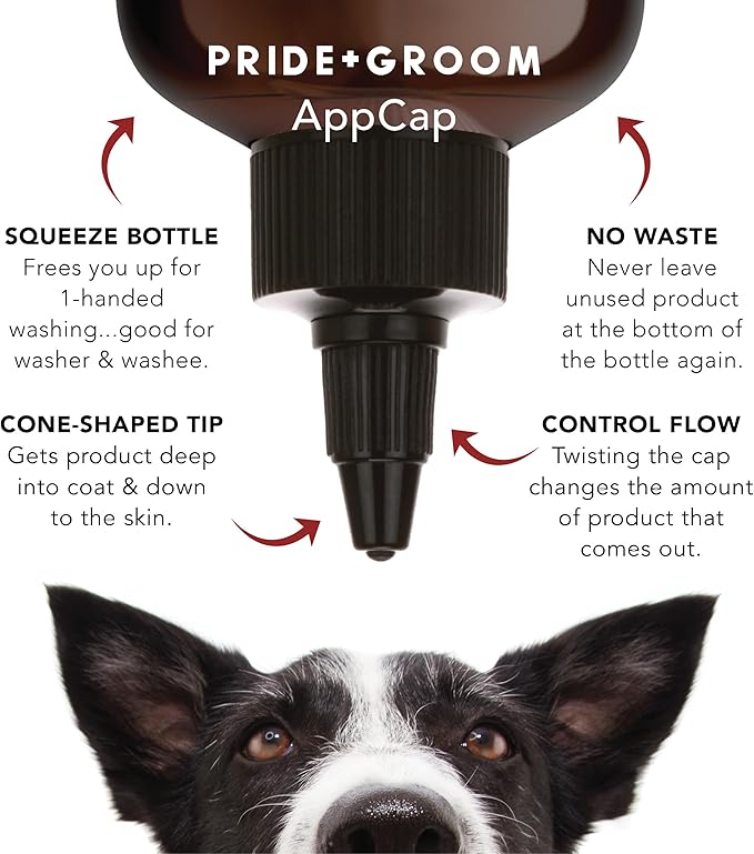 Pride and Groom The Non Shedder | Dog Grooming Shampoo For Doodles and Dogs that Do Not Shed | Tearless All Natural Body Wash with Essential Oils & Coat-Specific Ingredients that Enhance Shine – 128oz