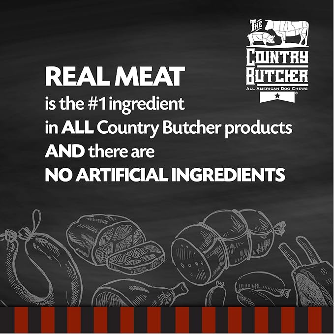 Filled Cow Hooves, Soft to Aggressive Chewers, Small, Medium, and Large Breed Dog Treat, Natural, Tough, Stuffed Chew Toy, Made in The USA, Chicken N Rice, 10 Count - Rawhide Free