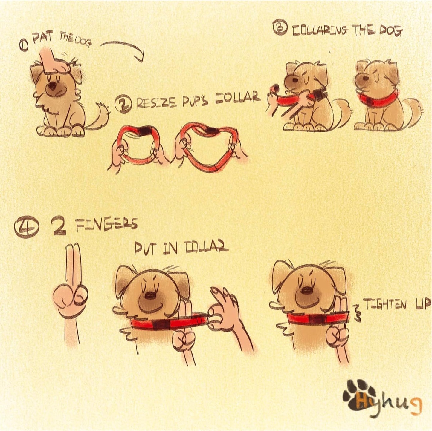 Hyhug Small Dog Collar Quick-Release Green| Heavy-Duty Nylon Puppy Collar, Adjustable & Durable Pet Supplies for Boy & Girl Dogs (Small, Dark Green)