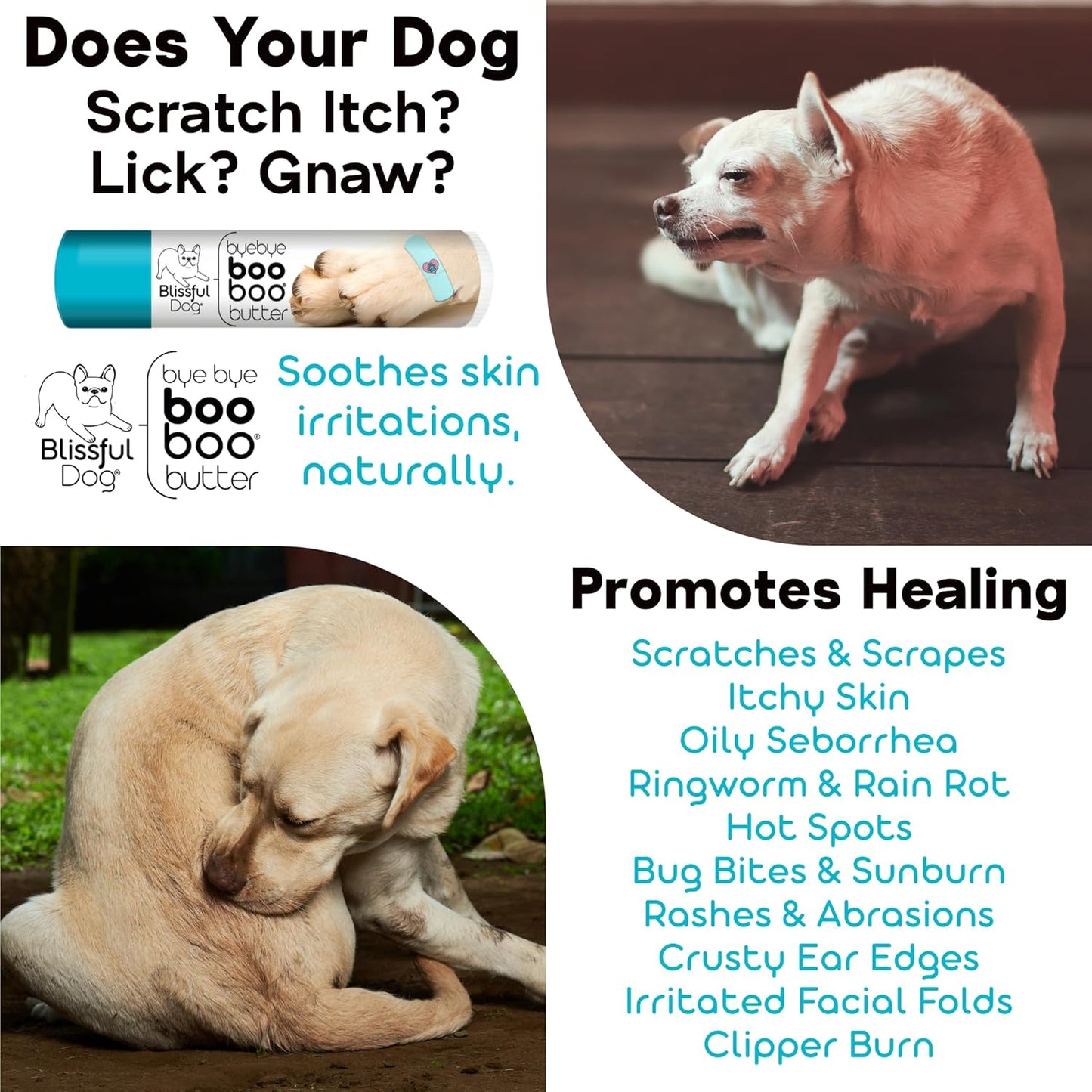 The Blissful Dog Icelandic Sheepdog Boo Boo Butter, 4 Ounce