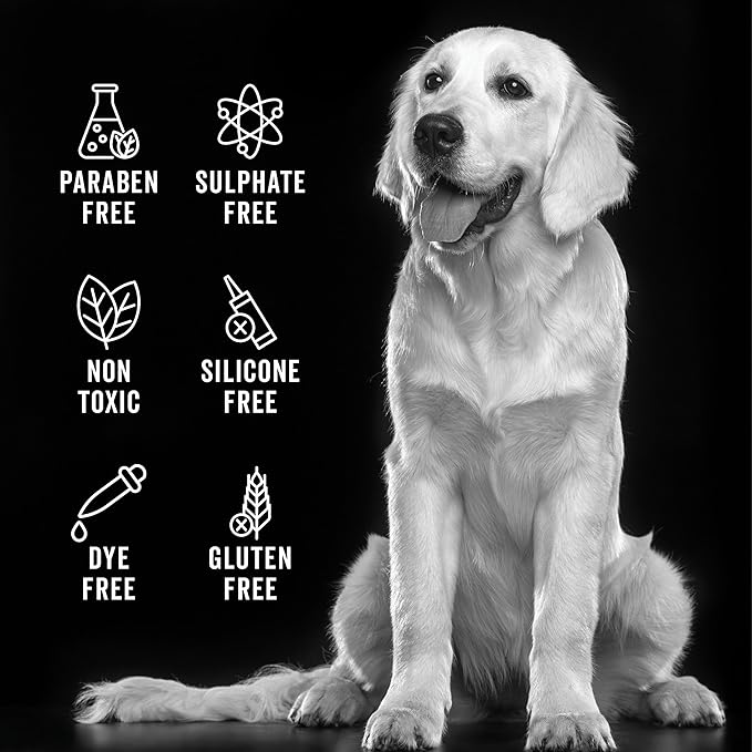 Pride and Groom The Shedder | Dog Deshedding Shampoo | All Natural Body Wash with Essential Oils & Ingredients That Reduce Pet Shedding & Fur Dander for Curly and Wavy Coats – 16oz