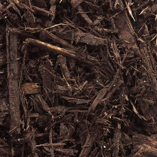 Premium Brown Wood Mulch for Landscaping, Gardens, Lawns, Potting Media, and Potted Plants (0.2 CF - 4.8 L - 5 QTS)