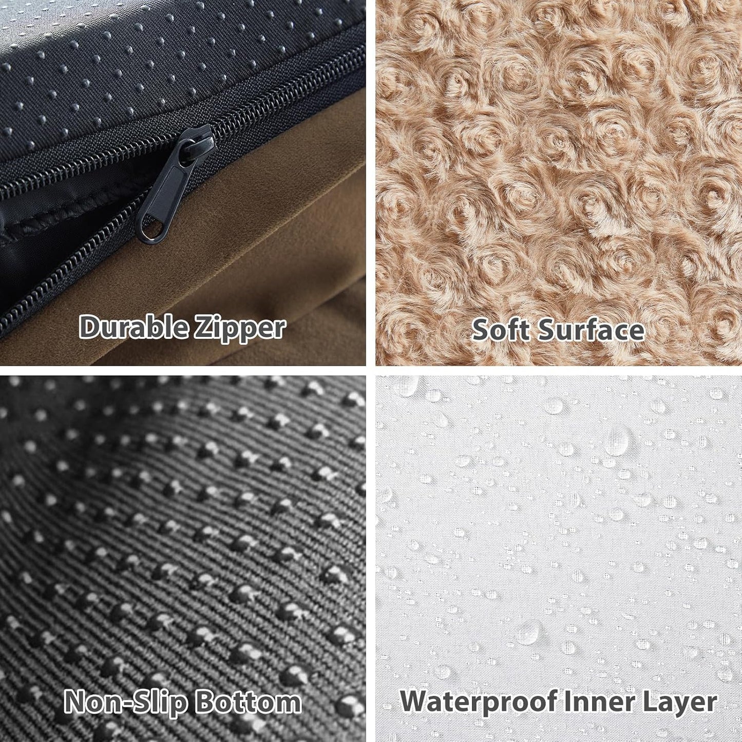 BFPETHOME Orthopedic Dog Beds for Large Dogs-Waterproof Sofa Dog Bed with Removable Washable Cover, Big Pet Bed with Waterproof Lining and Nonskid Bottom,Pet Bed for Large Dogs