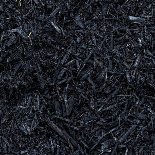 Premium Black Wood Mulch for Landscaping, Gardens, Lawns, Potting Media, and Potted Plants (0.7 CF - 20 L - 21 QTS)